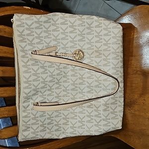 Michael Kors leather tote bag